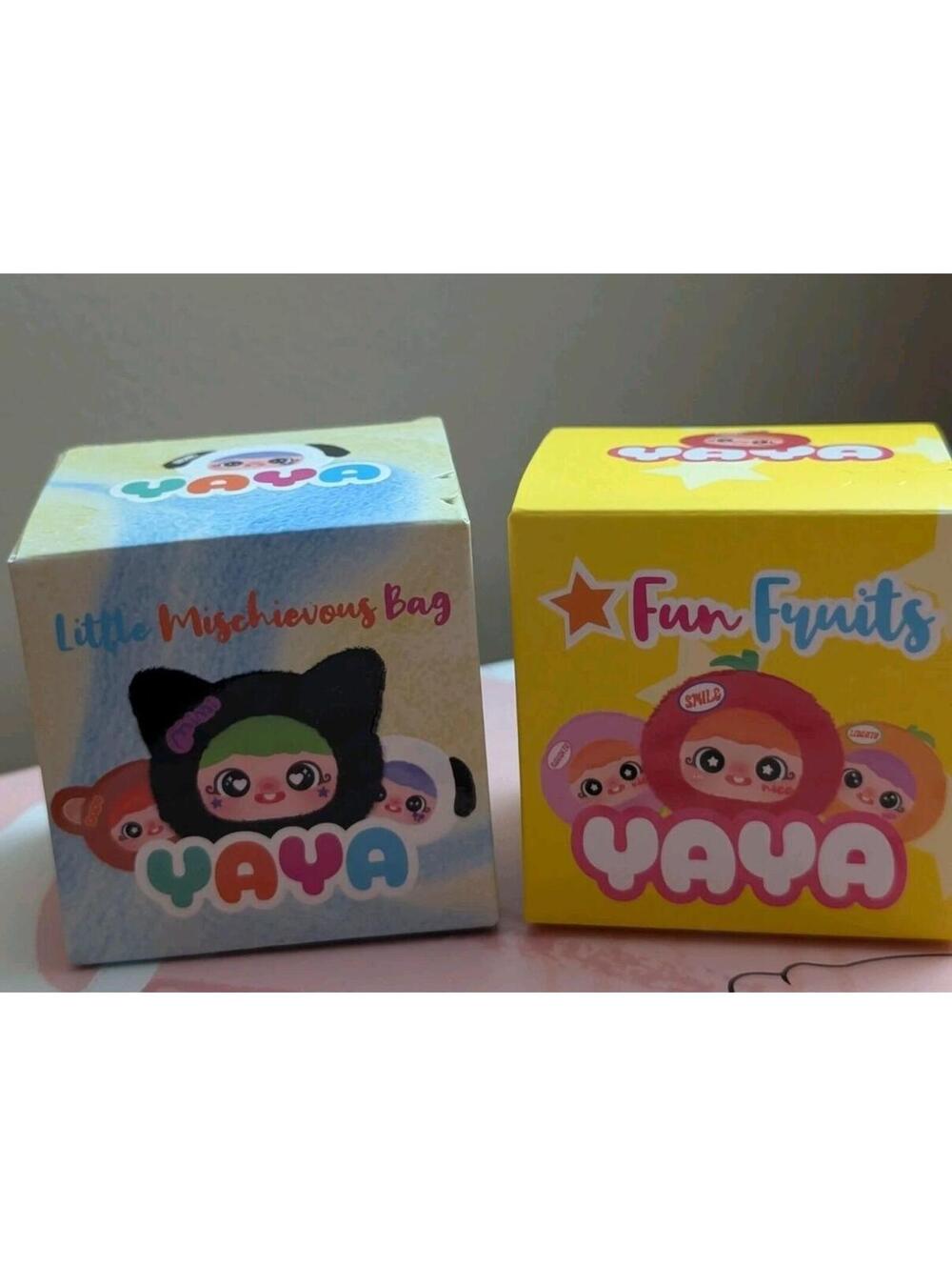 Yaya Fun Fruits & Little Mischievous Bag Plushie BUNDLE (2) Blind Boxes NEW